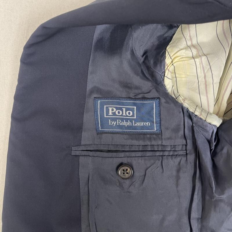 ポロバイラルフローレン Polo by RALPH LAUREN ジャケット、上着 ジャンパー、ブルゾン 金ボタン テーラード ジャケット 紺 ブレ ブレザー 紺 / ネイビー / navy メンズ USED 古着 中古 50152613