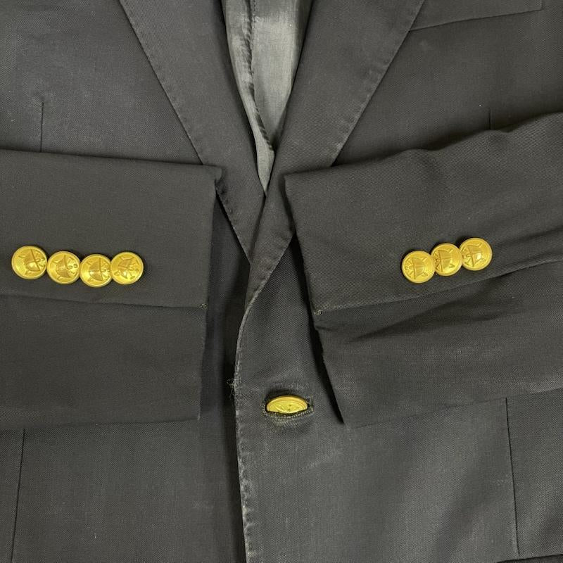 ポロバイラルフローレン Polo by RALPH LAUREN ジャケット、上着 ジャンパー、ブルゾン 金ボタン テーラード ジャケット 紺 ブレ ブレザー 紺 / ネイビー / navy メンズ USED 古着 中古 50152613