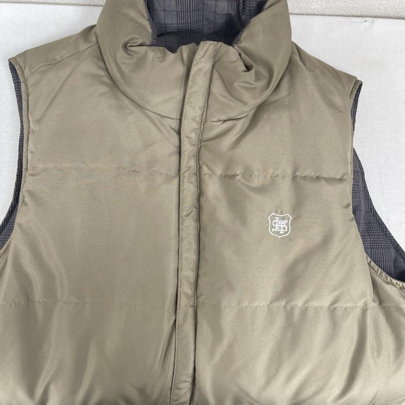 ステューシー STUSSY トップス トップス 00s リバーシブル ダウン ジップ アップ ベスト XL ベージュ / ベージュ / beige メンズ USED 古着 中古 50152620