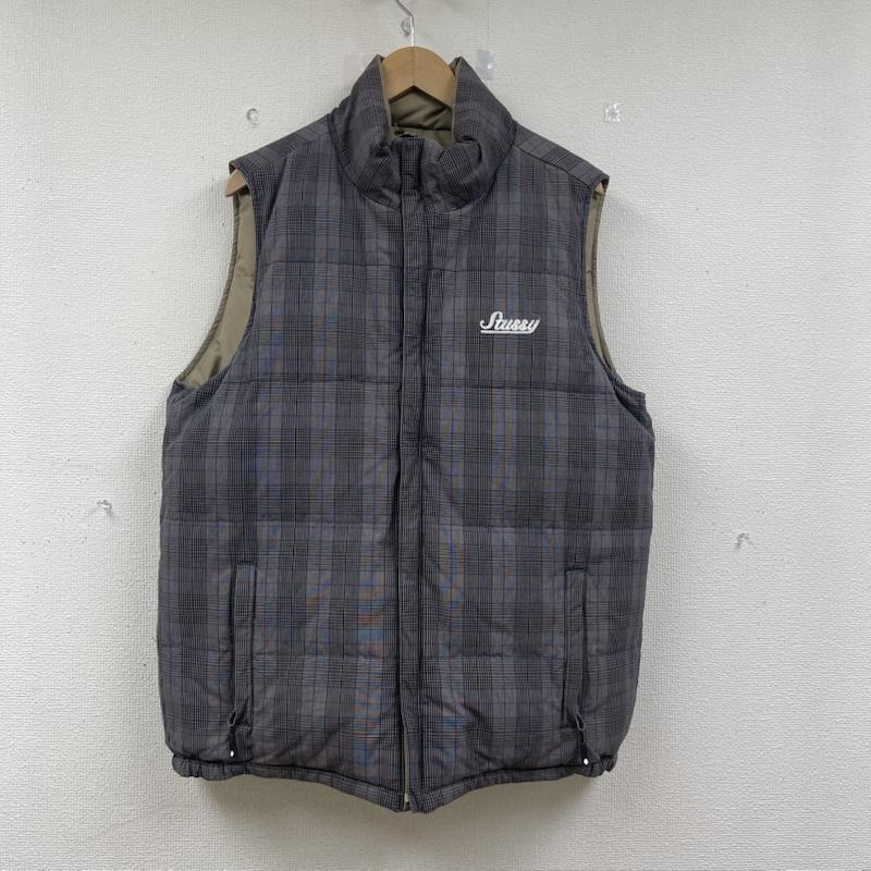 ステューシー STUSSY トップス トップス 00s リバーシブル ダウン ジップ アップ ベスト XL ベージュ / ベージュ / beige メンズ USED 古着 中古 50152620