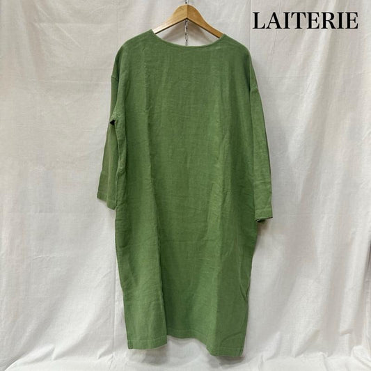 ＵＳＥＤ古着 USED/古着 ワンピース ロングスカート ロングワンピース リユールリネン リーフグリーン - 無地 緑 / グリーン / green レディース USED 古着 中古 50152668