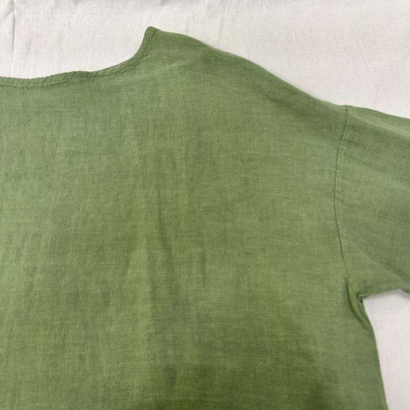 ＵＳＥＤ古着 USED/古着 ワンピース ロングスカート ロングワンピース リユールリネン リーフグリーン - 無地 緑 / グリーン / green レディース USED 古着 中古 50152668