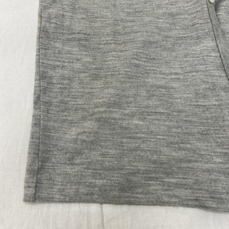 ハンズオブクリエイション HANDS OF CREATION カーディガン 長袖 ロングカーディガン Vネック シェルボタン グレー FREESIZE FREE 無地 灰 / グレー / gray レディース USED 古着 中古 50152678