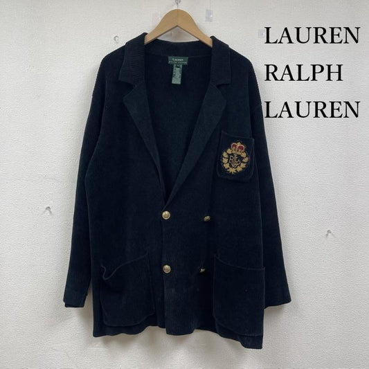 ローレンラルフローレン LAUREN RALPH LAUREN ジャケット、上着 ジャンパー、ブルゾン 90s テーラード ダブル ブレスト コーデュロイ ジャケット M 黒 / ブラック / black レディース USED 古着 中古 50152685