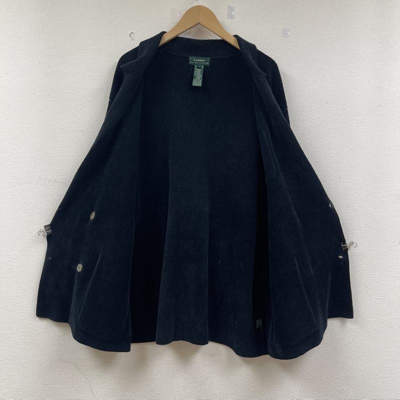 ローレンラルフローレン LAUREN RALPH LAUREN ジャケット、上着 ジャンパー、ブルゾン 90s テーラード ダブル ブレスト コーデュロイ ジャケット M 黒 / ブラック / black レディース USED 古着 中古 50152685