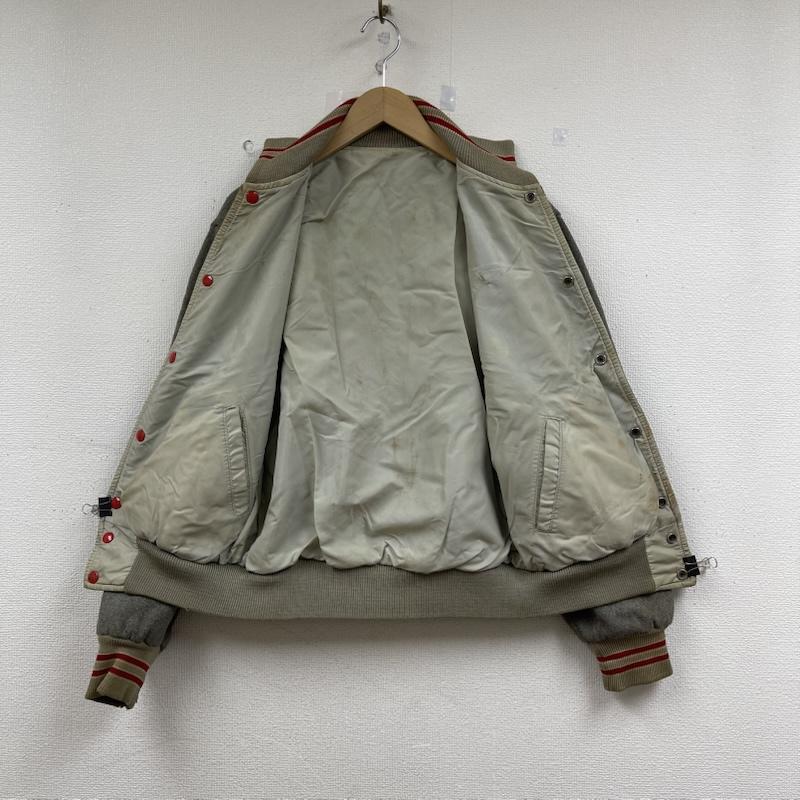 古着 USED ジャケット、上着 ジャンパー、ブルゾン HOLLOWAY USA製 60s 70s vintage LEHMAN POLAR BEAR 刺繍 スタジャン 灰 / グレー / gray メンズ USED 古着 中古 50152687