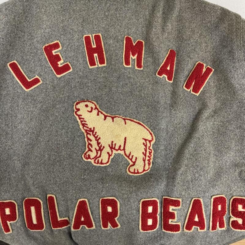 古着 USED ジャケット、上着 ジャンパー、ブルゾン HOLLOWAY USA製 60s 70s vintage LEHMAN POLAR BEAR 刺繍 スタジャン 灰 / グレー / gray メンズ USED 古着 中古 50152687