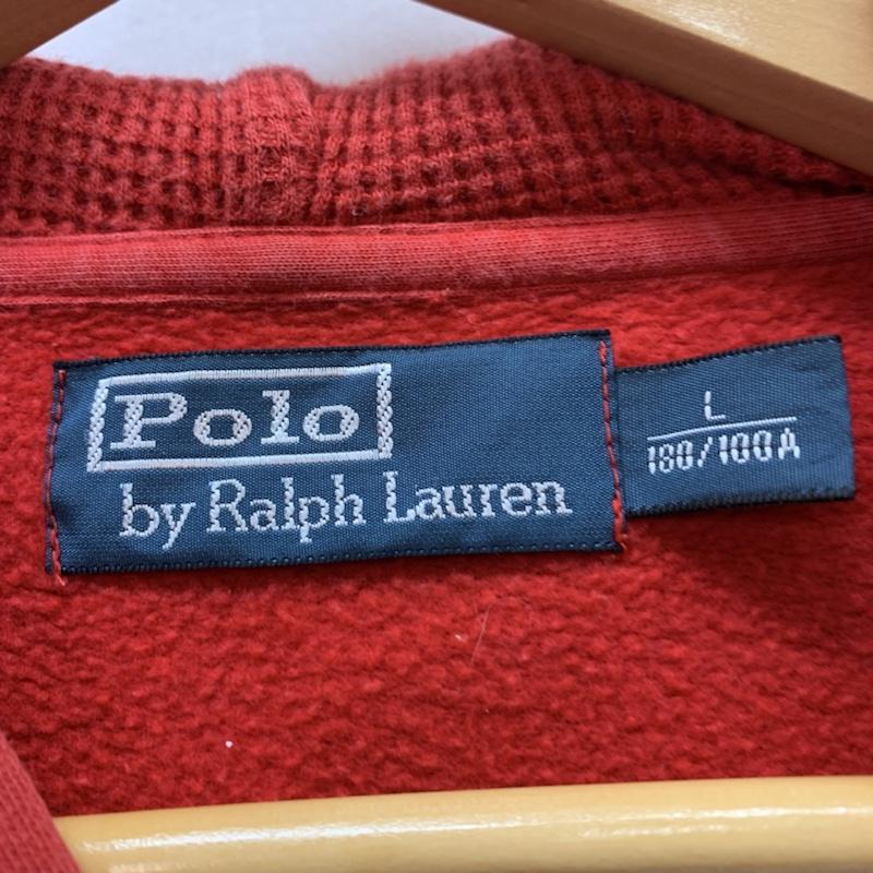ラルフローレン RALPHLAUREN トップス トップス ポロベア プルオーバー スウェット パーカー L 赤 / レッド / red メンズ USED 古着 中古 50152688