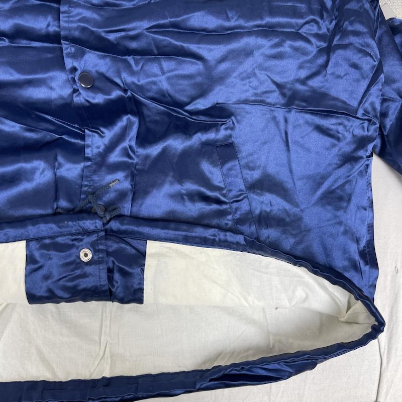 古着 USED ジャケット、上着 ジャンパー、ブルゾン 60s USA チェーン ステッチ ヴィンテージ スナップ ボタン サテン コーチ ジャケット 青 / ブルー / blue メンズ USED 古着 中古 50152692