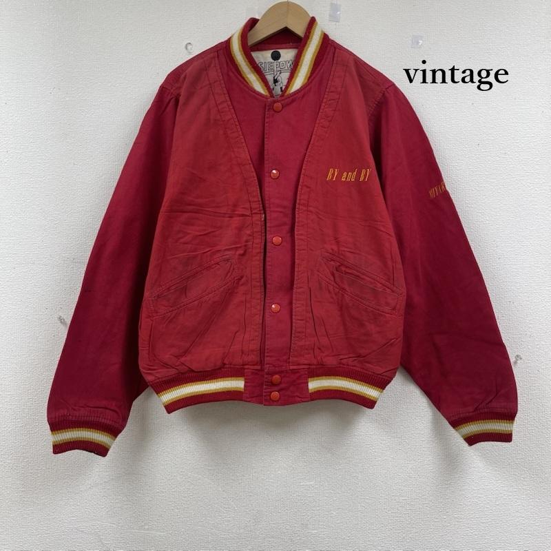 古着 USED ジャケット、上着 ジャンパー、ブルゾン ヴィンテージ BASIE POWER By and By スタジャン M 赤 / レッド / red メンズ USED 古着 中古 50152702