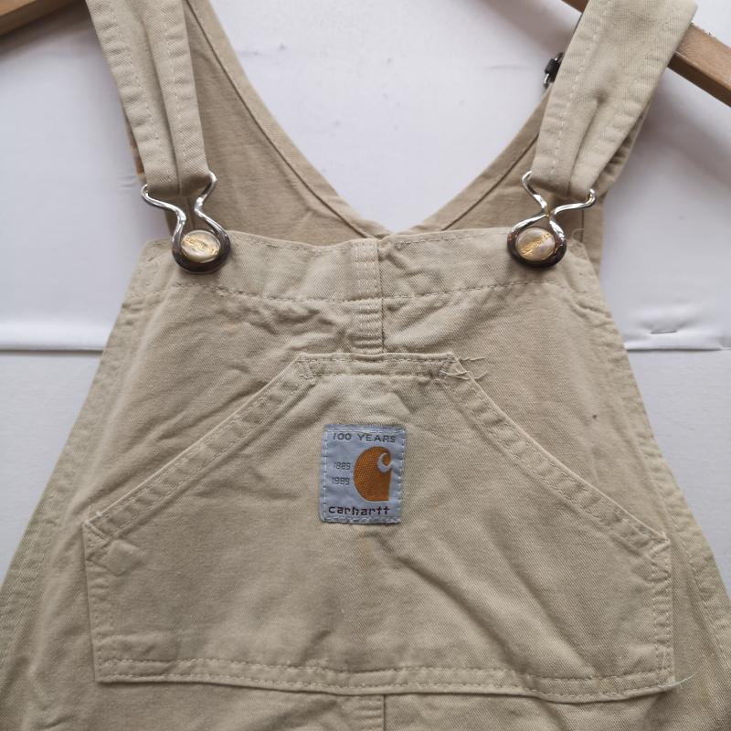 カーハート Carhartt ボトムス ボトムス 80s 100周年 オーバーオール 100th 1889年 1989年 ベージュ / ベージュ / beige メンズ USED 古着 中古 50152708