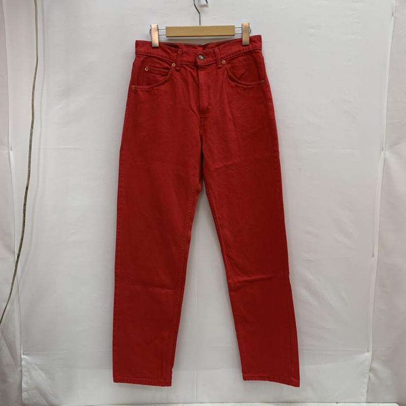 リーバイス Levi s ボトムス ボトムス 後染め カラー デニムパンツ 610 31インチ 赤 / レッド / red メンズ USED 古着 中古 50152712
