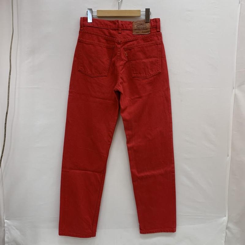 リーバイス Levi s ボトムス ボトムス 後染め カラー デニムパンツ 610 31インチ 赤 / レッド / red メンズ USED 古着 中古 50152712