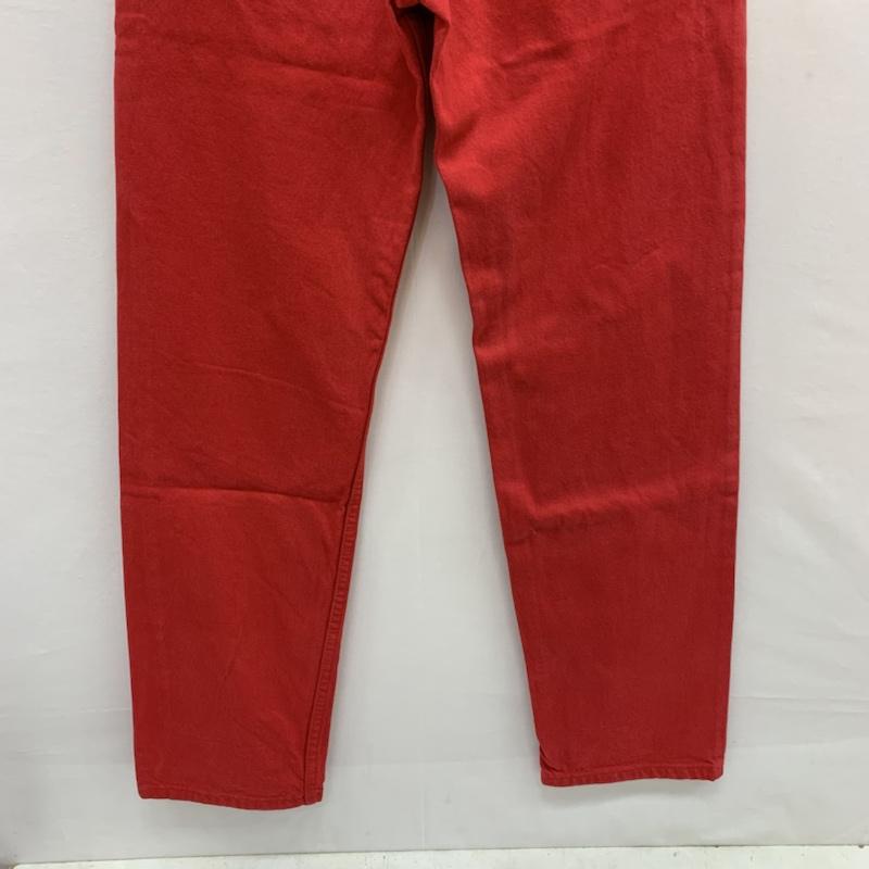 リーバイス Levi s ボトムス ボトムス 後染め カラー デニムパンツ 610 31インチ 赤 / レッド / red メンズ USED 古着 中古 50152712