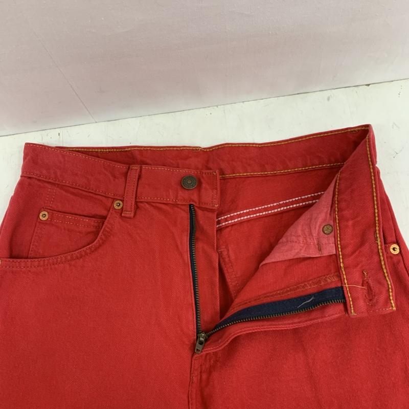 リーバイス Levi s ボトムス ボトムス 後染め カラー デニムパンツ 610 31インチ 赤 / レッド / red メンズ USED 古着 中古 50152712