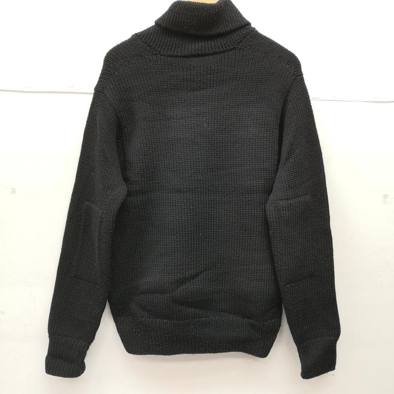 ダブルアールエル ラルフローレン RRL RALPH LAUREN トップス トップス 00s 一つ星 タグ ハンドニット ショールカラー セーター M 黒 / ブラック / black メンズ USED 古着 中古 50152729