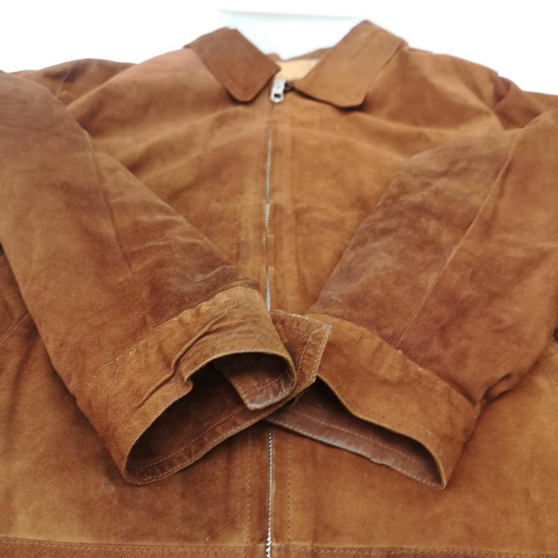 ヴィンテージ VINTAGE ジャケット、上着 ジャンパー、ブルゾン 30s DEPE 片爪 ZIP スエード レザー フライト ジャケット 茶 / ブラウン / brown メンズ USED 古着 中古 50152734