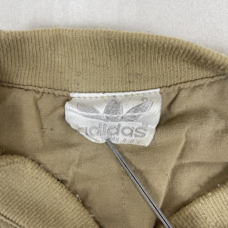 アディダス adidas ジャケット、上着 ジャンパー、ブルゾン 80s デイトナ タイタンズ プルオーバー ジャケット ロゴ 刺繍 スタジャン M ベージュ / ベージュ / beige メンズ USED 古着 中古 50152740