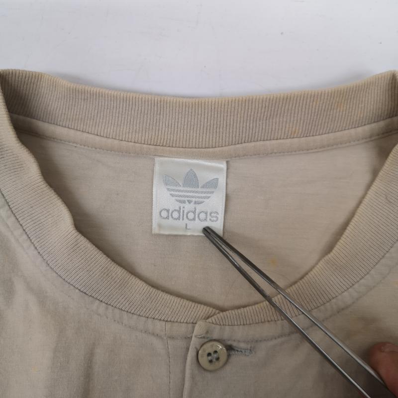 アディダス adidas トップス トップス 80s CARLETOWN CHEROKEES Tシャツ L メンズ USED 古着 中古 50152744