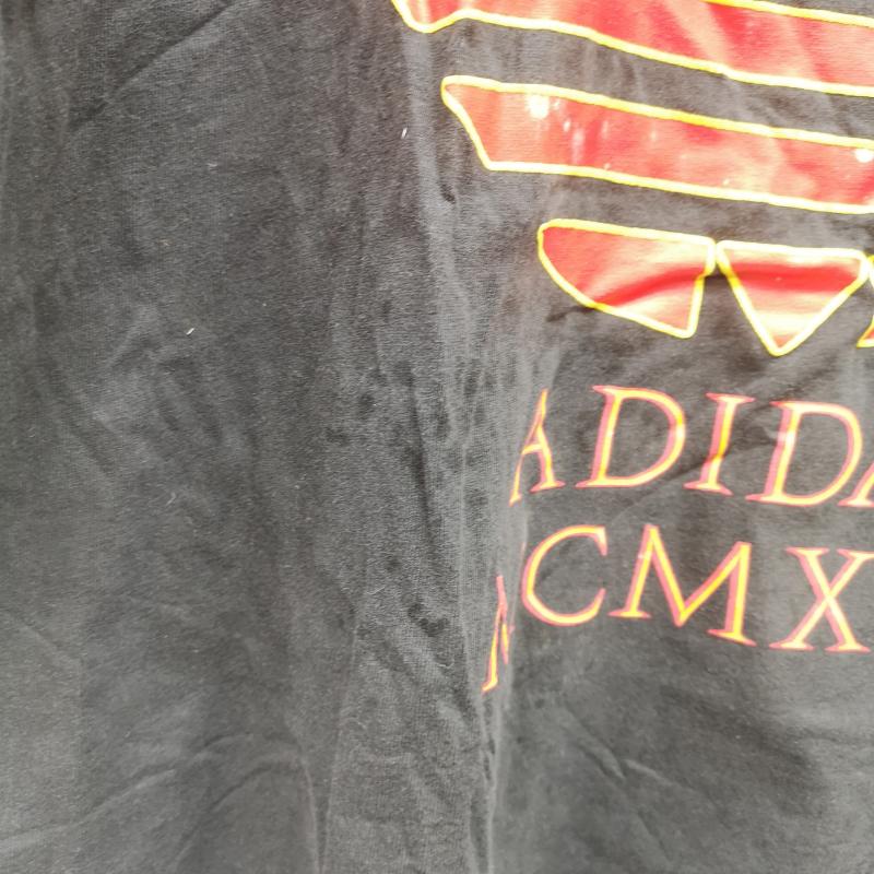アディダス adidas トップス トップス 80s usa製 MCMXCII 半袖 Tシャツ L 黒 / ブラック / black メンズ USED 古着 中古 50152746