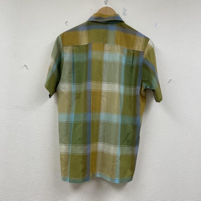 古着 USED トップス トップス Male R ヴィンテージ コットン ポリ チェック ボックス シャツ 薄緑 / ライトグリーン / メンズ USED 古着 中古 50152754