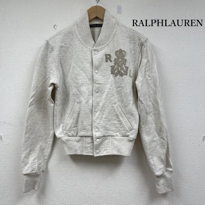 ラルフローレン RALPHLAUREN トップス トップス スウェット ボタン ジャケット M 白 / ホワイト / white レディース USED 古着 中古 50152775