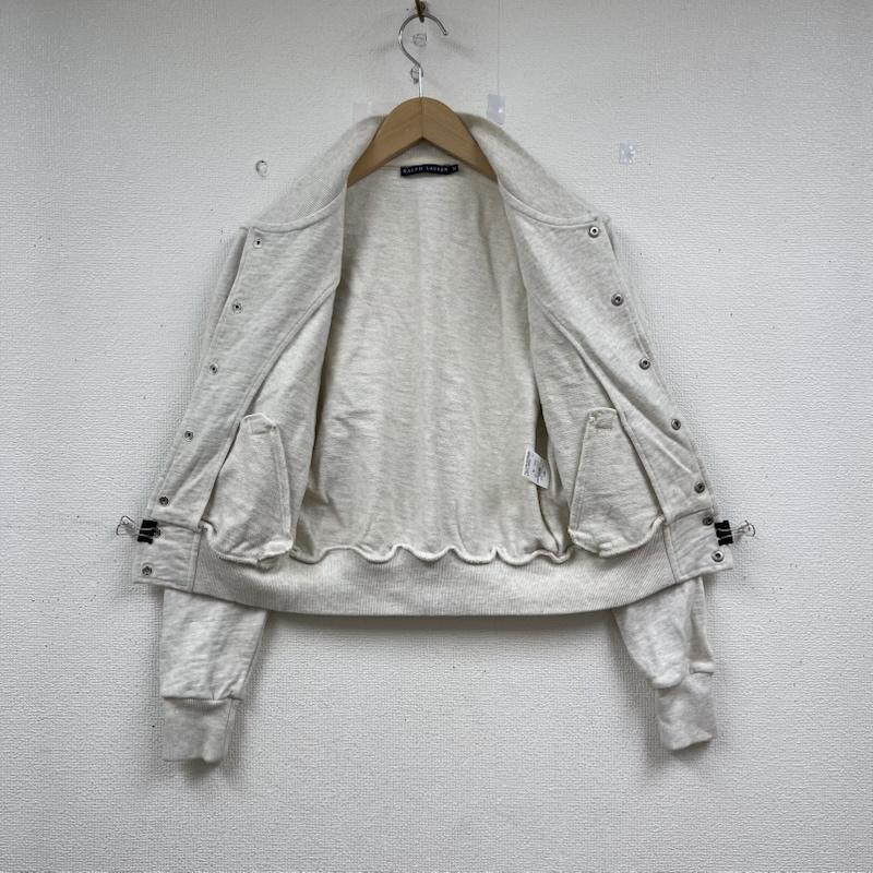 ラルフローレン RALPHLAUREN トップス トップス スウェット ボタン ジャケット M 白 / ホワイト / white レディース USED 古着 中古 50152775