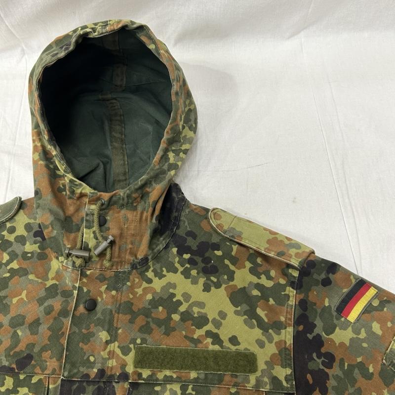 ミリタリー ミリタリー ジャケット、上着 ジャンパー、ブルゾン ドイツ軍 フレクターカモ モッズコート フィールドパーカー - カモフラージュ柄・迷彩 メンズ USED 古着 中古 50152781