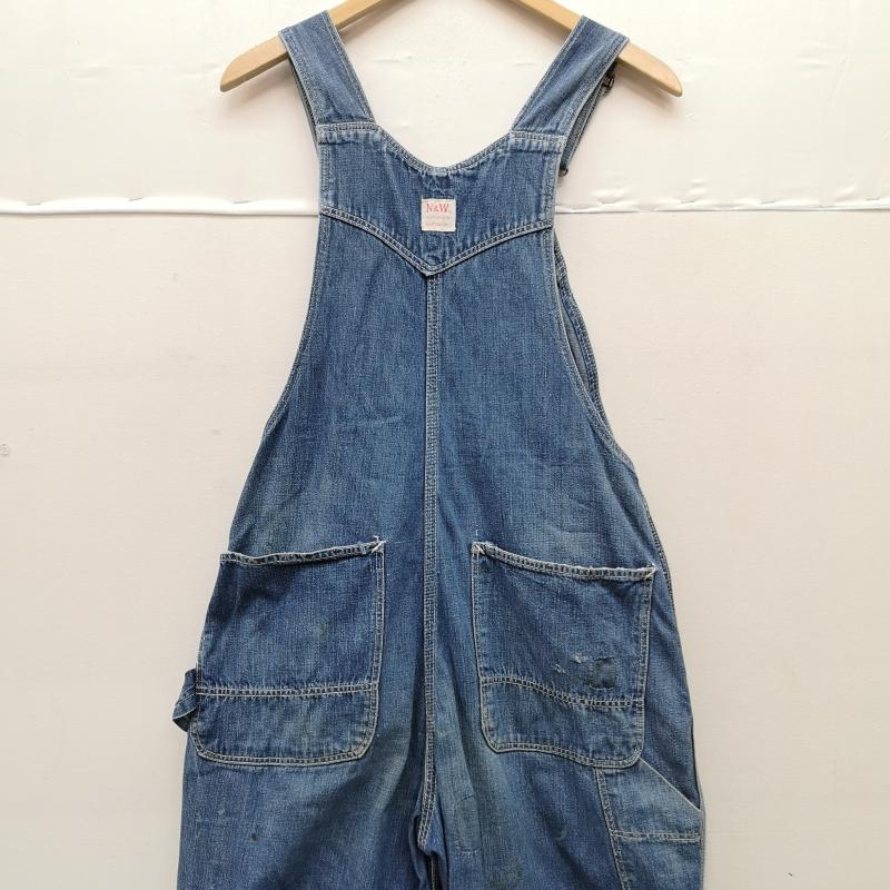 ヴィンテージ VINTAGE ボトムス ボトムス 40s N&W ノーフォーク ウェスタン デニム オーバーオール インディゴ / インディゴ / Indigo メンズ USED 古着 中古 50152784