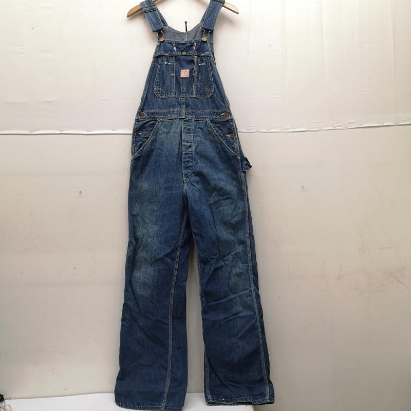 ヴィンテージ VINTAGE ボトムス ボトムス 40s N&W ノーフォーク ウェスタン デニム オーバーオール インディゴ / インディゴ / Indigo メンズ USED 古着 中古 50152784