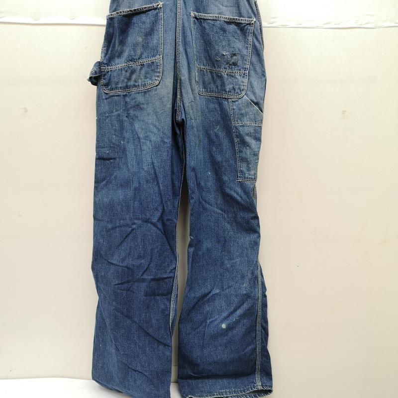 ヴィンテージ VINTAGE ボトムス ボトムス 40s N&W ノーフォーク ウェスタン デニム オーバーオール インディゴ / インディゴ / Indigo メンズ USED 古着 中古 50152784