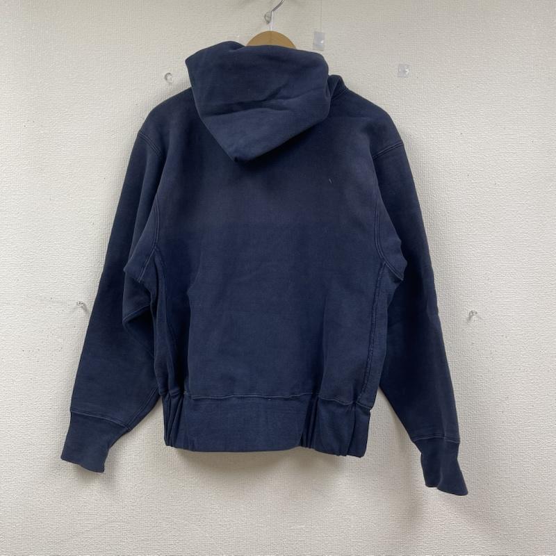 チャンピオン Champion トップス トップス リバースウィーブ スウェット パーカー リブ長 紺 / ネイビー / navy メンズ USED 古着 中古 50152786