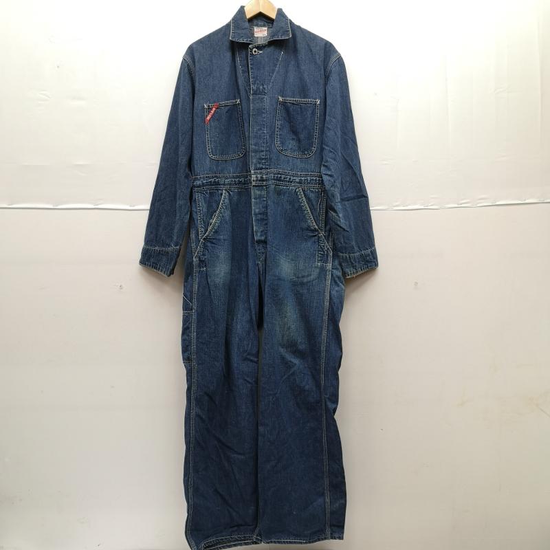 ヴィンテージ VINTAGE ボトムス ボトムス 40s 50s FINCK S フィンクス デニム ジャンプスーツ つなぎ オールインワン 38 インディゴ / インディゴ / Indigo メンズ USED 古着 中古 50152790