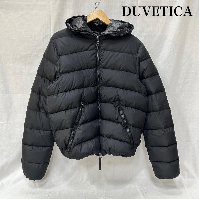 デュベティカ DUVETICA ジャケット、上着 ダウンジャケット DIONISIO マット ジップアップ ブラック ブルガリア製 サイズ50 2251 - 無地 黒 / ブラック / black メンズ USED 古着 中古 50152793