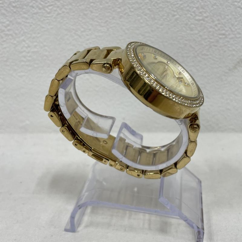 マイケルコース MICHAEL KORS ファッション小物 ファッション小物 腕時計 アナログ ラインストーン クロノグラフ ウォッチ - 金 / ゴールド / gold color レディース USED 古着 中古 50152798