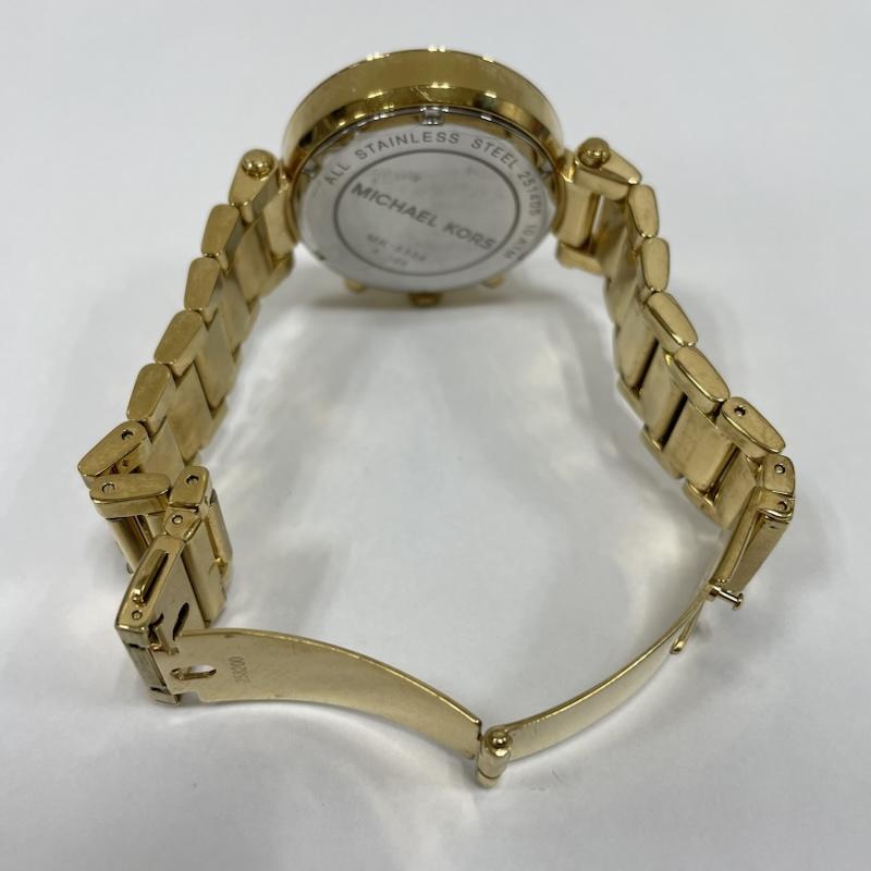 マイケルコース MICHAEL KORS ファッション小物 ファッション小物 腕時計 アナログ ラインストーン クロノグラフ ウォッチ - 金 / ゴールド / gold color レディース USED 古着 中古 50152798