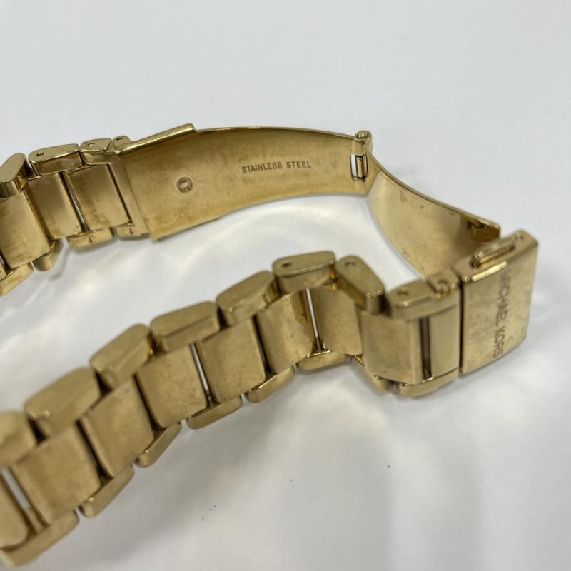 マイケルコース MICHAEL KORS ファッション小物 ファッション小物 腕時計 アナログ ラインストーン クロノグラフ ウォッチ - 金 / ゴールド / gold color レディース USED 古着 中古 50152798