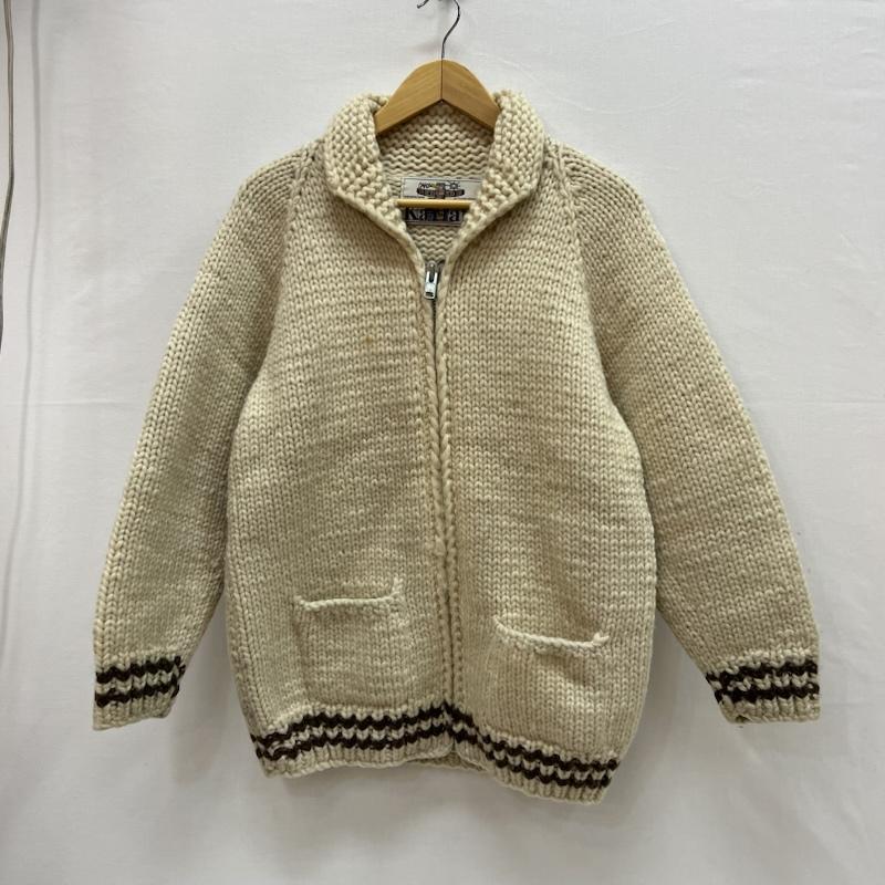 カナタ KANATA トップス トップス カナダ製 カウチン ニット アイボリー / アイボリー / メンズ USED 古着 中古 50152806