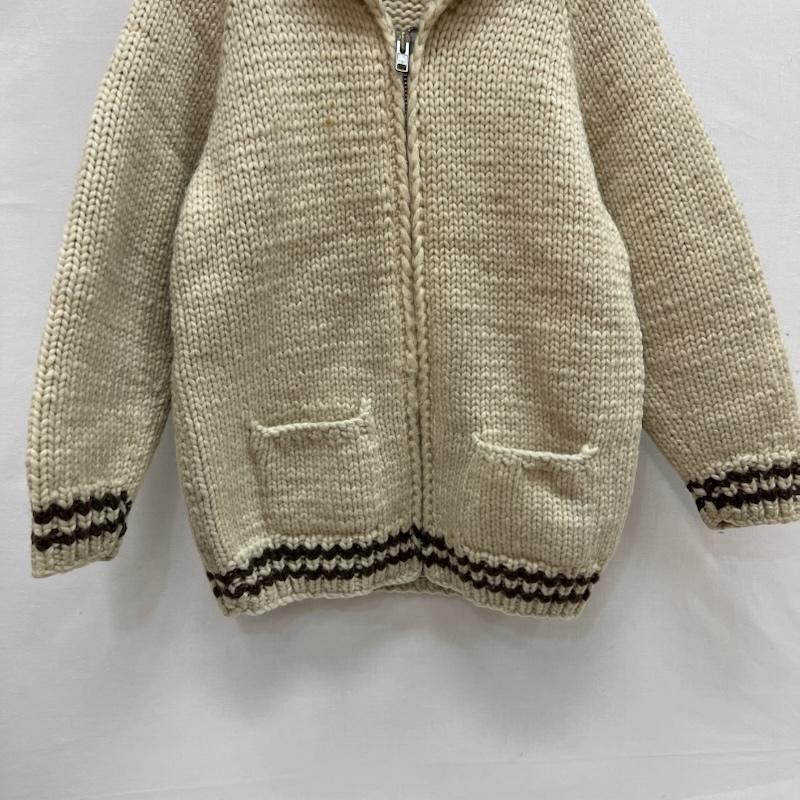 カナタ KANATA トップス トップス カナダ製 カウチン ニット アイボリー / アイボリー / メンズ USED 古着 中古 50152806
