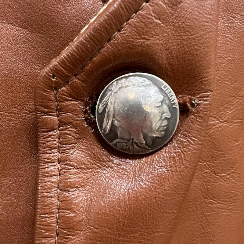 フェデリティー FIDELITY トップス トップス レザー ベスト コンチョボタン ヴィンテージ S 茶 / ブラウン / brown メンズ USED 古着 中古 50152807