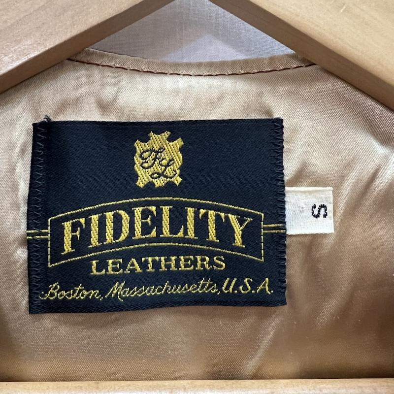 フェデリティー FIDELITY トップス トップス レザー ベスト コンチョボタン ヴィンテージ S 茶 / ブラウン / brown メンズ USED 古着 中古 50152807