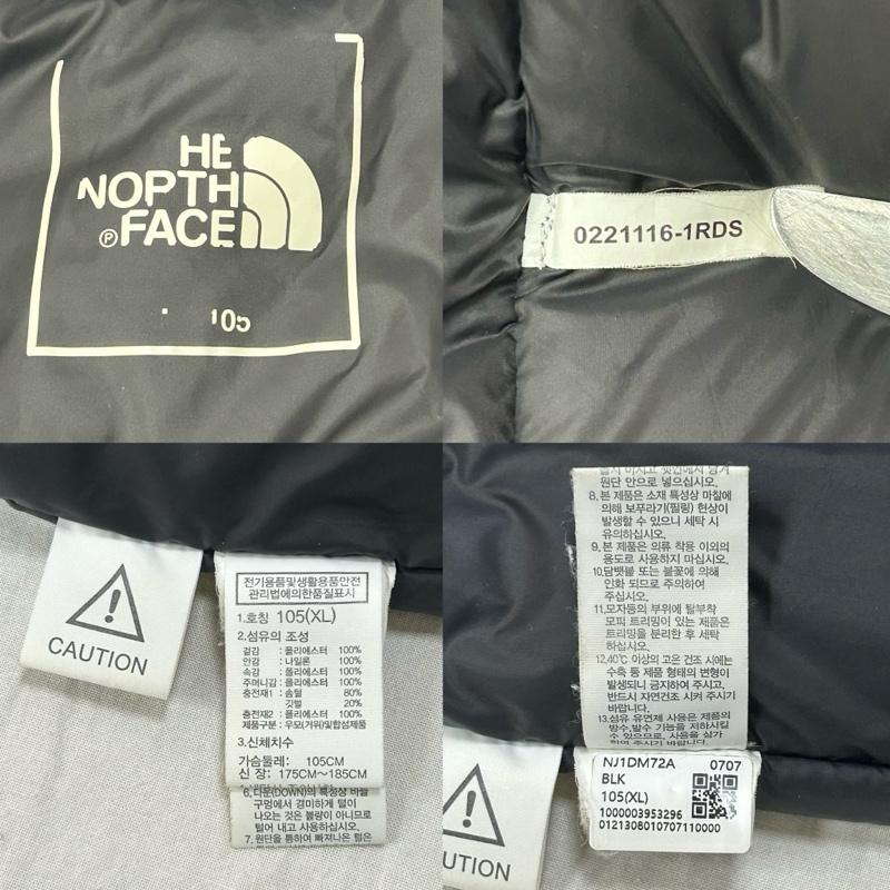 ザノースフェイス THE NORTH FACE ジャケット、上着 ダウンジャケット CHALLENGEAIRDOWNJACKET チャレンジ エアー ダウンジャケット ブラック XLサイズ NJ1DM72A XL 無地 X ワンポイント 黒 / ブラック / black メンズ USED 古着 中古 50152809
