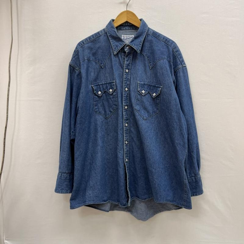ロックマウント ROCKMOUNT トップス トップス 80s USA製 デニム ウエスタン シャツ - メンズ USED 古着 中古 50152813