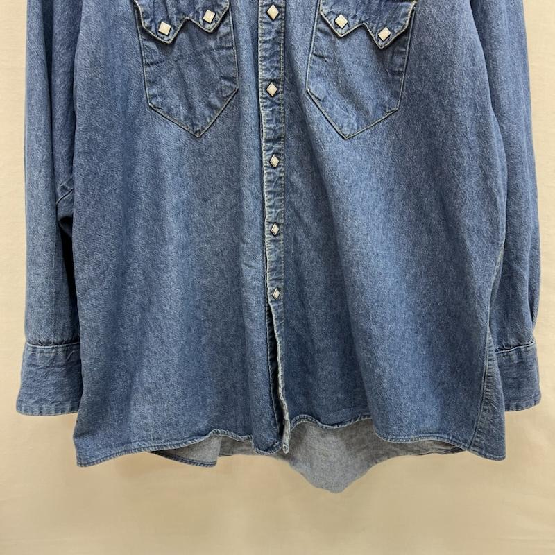 ロックマウント ROCKMOUNT トップス トップス 80s USA製 デニム ウエスタン シャツ - メンズ USED 古着 中古 50152813