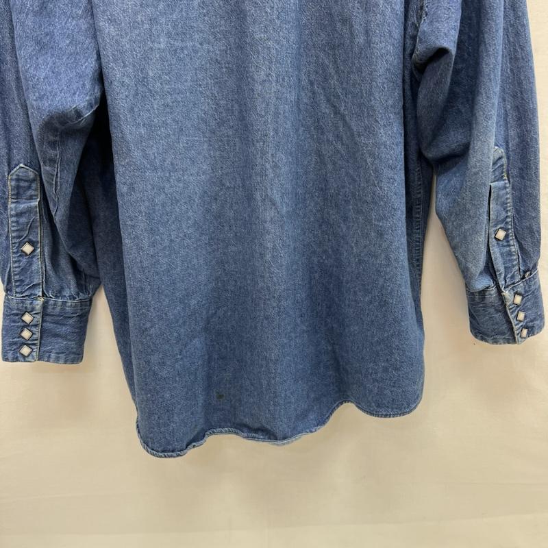 ロックマウント ROCKMOUNT トップス トップス 80s USA製 デニム ウエスタン シャツ - メンズ USED 古着 中古 50152813