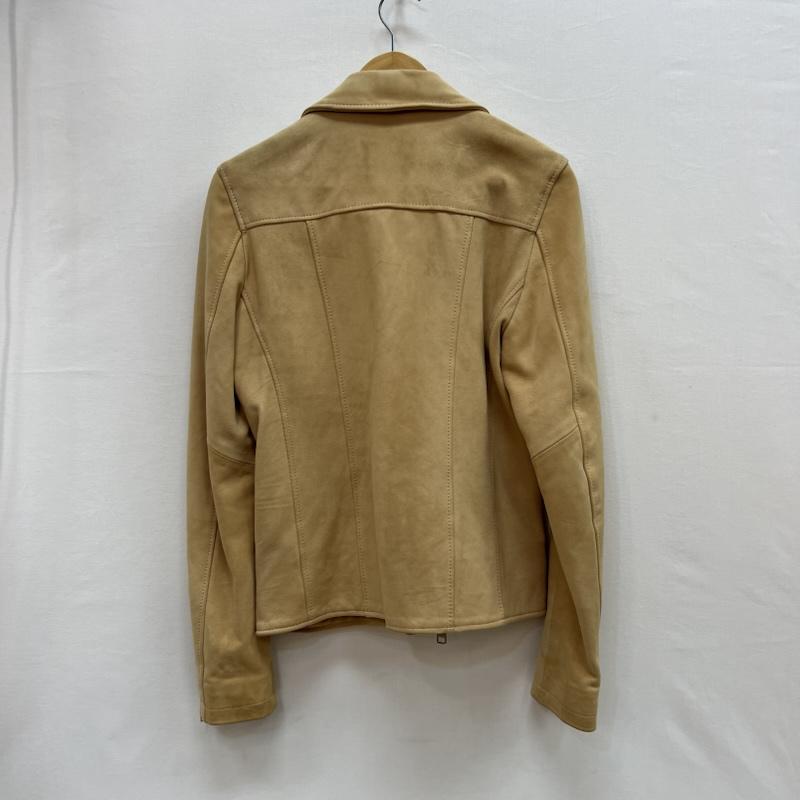 古着 USED ジャケット、上着 ジャンパー、ブルゾン WILD PARTY ゴート レザー ダブル ライダース ジャケット 1 ベージュ / ベージュ / beige メンズ USED 古着 中古 50152816