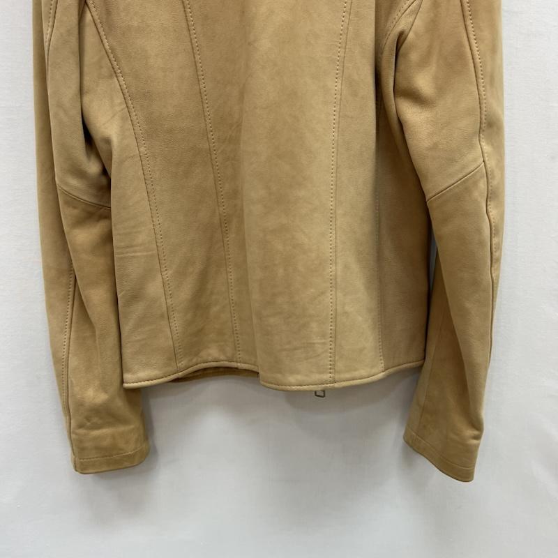 古着 USED ジャケット、上着 ジャンパー、ブルゾン WILD PARTY ゴート レザー ダブル ライダース ジャケット 1 ベージュ / ベージュ / beige メンズ USED 古着 中古 50152816