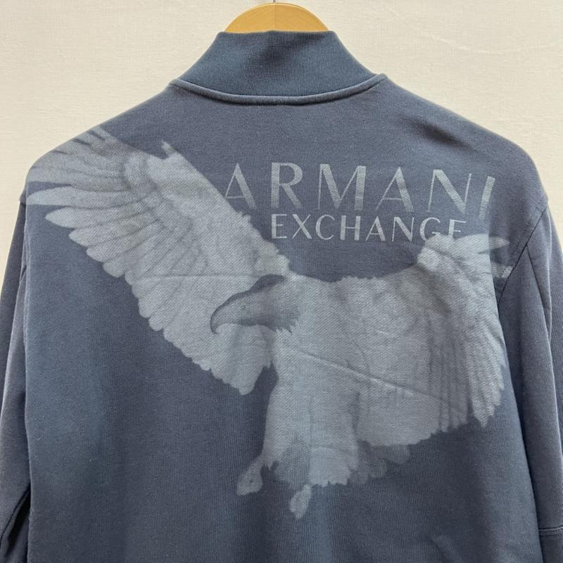 アルマーニエクスチェンジ A/X ARMANIEXCHANGE トップス トップス ロゴ フルジップ スウェット トレーナー XS 紺 / ネイビー / navy メンズ USED 古着 中古 50152819