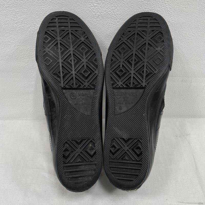 コンバース CONVERSE シューズ シューズ ベルクロ オールスター オールブラック ワンスター 日本製 レザー ローカット スニーカー 26.0cm ヴィンテージ 26.0cm ロゴ、文字 黒 / ブラック / black メンズ USED 古着 中古 50152821