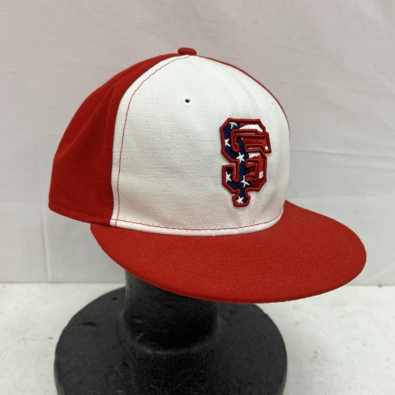 ニューエラ NEW ERA ファッション小物 ファッション小物 サンフランシスコ・ジャイアンツ ベースボールキャップ 帽子 7 3/8 58.7cm - 赤 / レッド / red メンズ USED 古着 中古 50152833